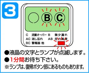 マイコンメーターの復帰手順３